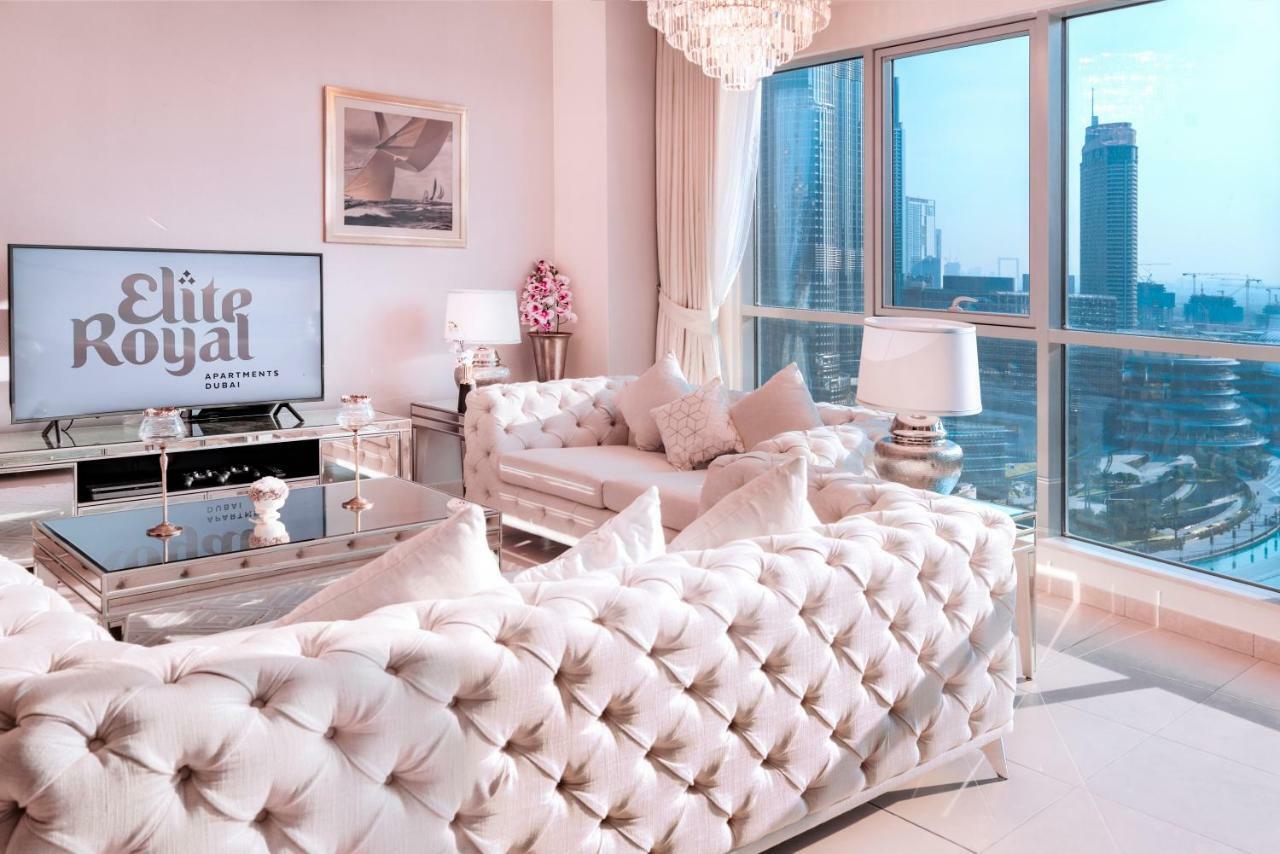 Elite Royal Apartment - Full Burj Khalifa And Fountain View - The Royal Dubai Eksteriør billede